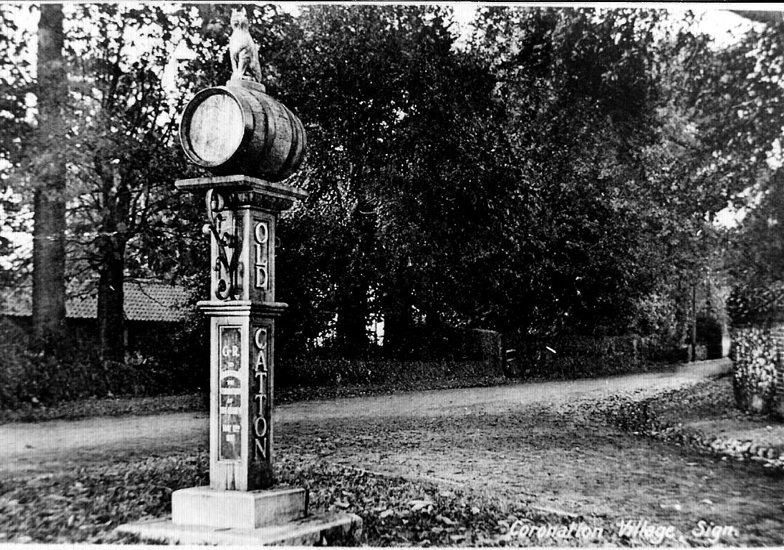 Original village sign