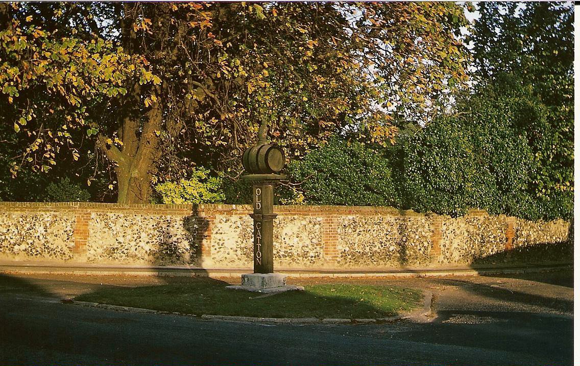 Sign at the junction - 1970