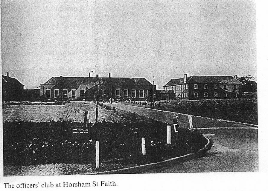 The officers' club at Horsham St. Faith.